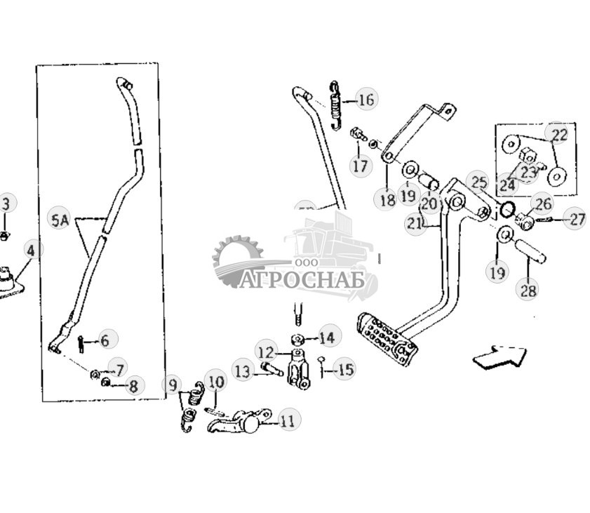 Clutch Pedal And Linkage 